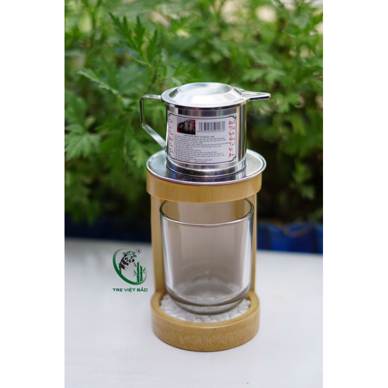 Giá pha cà phê bằng tre