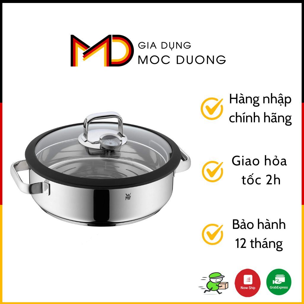 Nồi chảo hấp WMF Dampfgarer Vitalis E size 28cm [HÀNG ĐỨC]