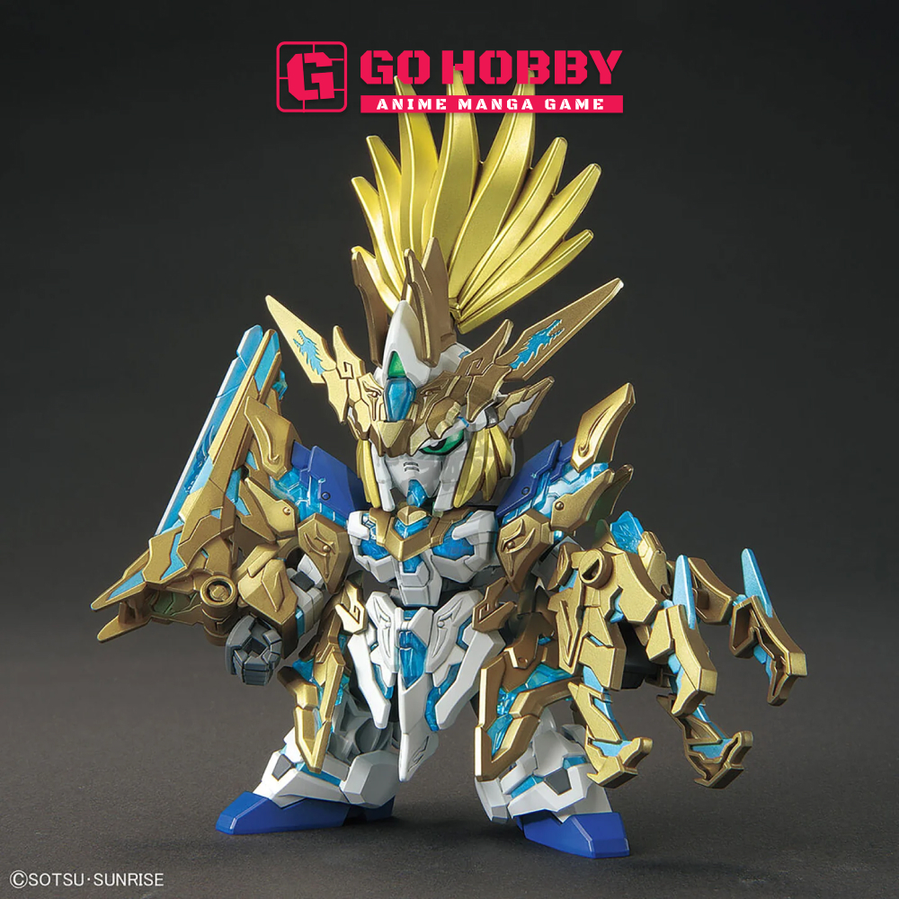 GUNPLA | SD World Heroes Liu Bei Longzun Unicorn Gundam | Đồ chơi mô hình lắp ráp