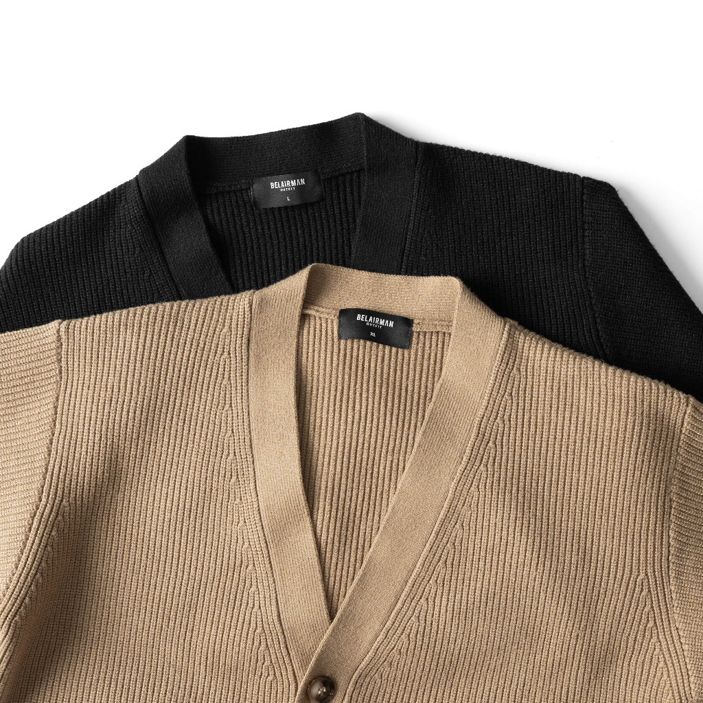 Áo CARDIGAN LEECOS nam nữ BELAIRMAN vải cotton mềm mại thiết kế sang trọng trẻ trung, thanh lịch - CDLC0099