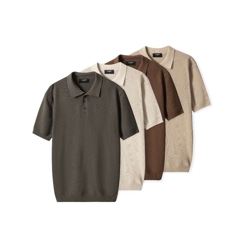Áo thun POLO nam nữ cổ bẻ DEKI chất vải Cotton kiểu dáng classic thanh lịch, sang trọng, chuẩn form PLDK0098 - BELAIRMAN