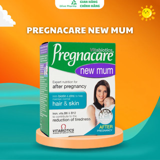 Vitamin Pregnacare New Mum Khôi phục Tóc và Da Cho Mẹ Sau Sinh - Phục Hồi Da Tóc Hư Tổn, Giảm Mệt Mỏi Cho Mẹ Bỉm Sữa