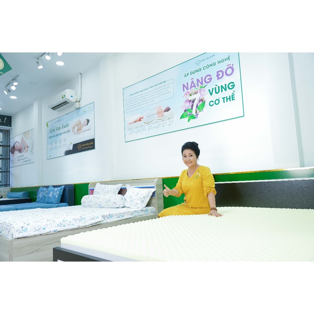 Nệm Foam Massage Hoạt Tính Vạn Xuân Ivy Luminous Êm Ái Mềm Mại Đàn Hồi Tốt, Massage Cơ Thể Nhẹ Nhàng, Thoải Mái