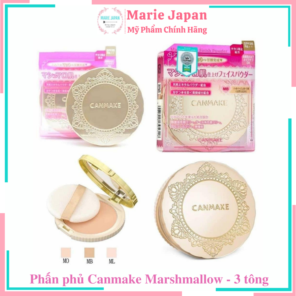 Phấn phủ Canmake Marshmallow Finish Powder