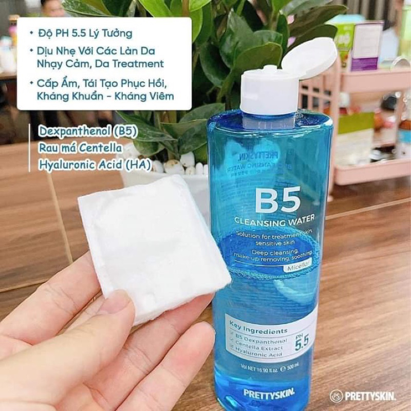 Nước Tẩy Trang B5 Sạch Sâu, Dịu Nhẹ, Phù Hợp Cho Da Nhạy Cảm & Da Treatment - 500ml- HÀN QUỐC