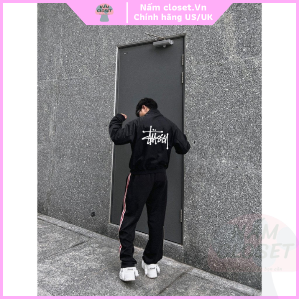 Áo khoác bomber chất gió cao cấp phong cách varsity jacket unisex - NấmCloset 012