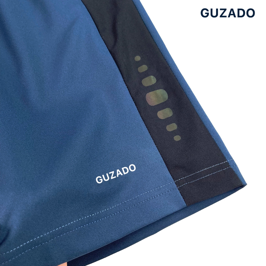 Quần Đùi Chạy Bộ Nam GUZADO Vải Gió, Thoáng Khí, Co Giãn Hoạt Động Thể Thao Thoải Mái MSR2210