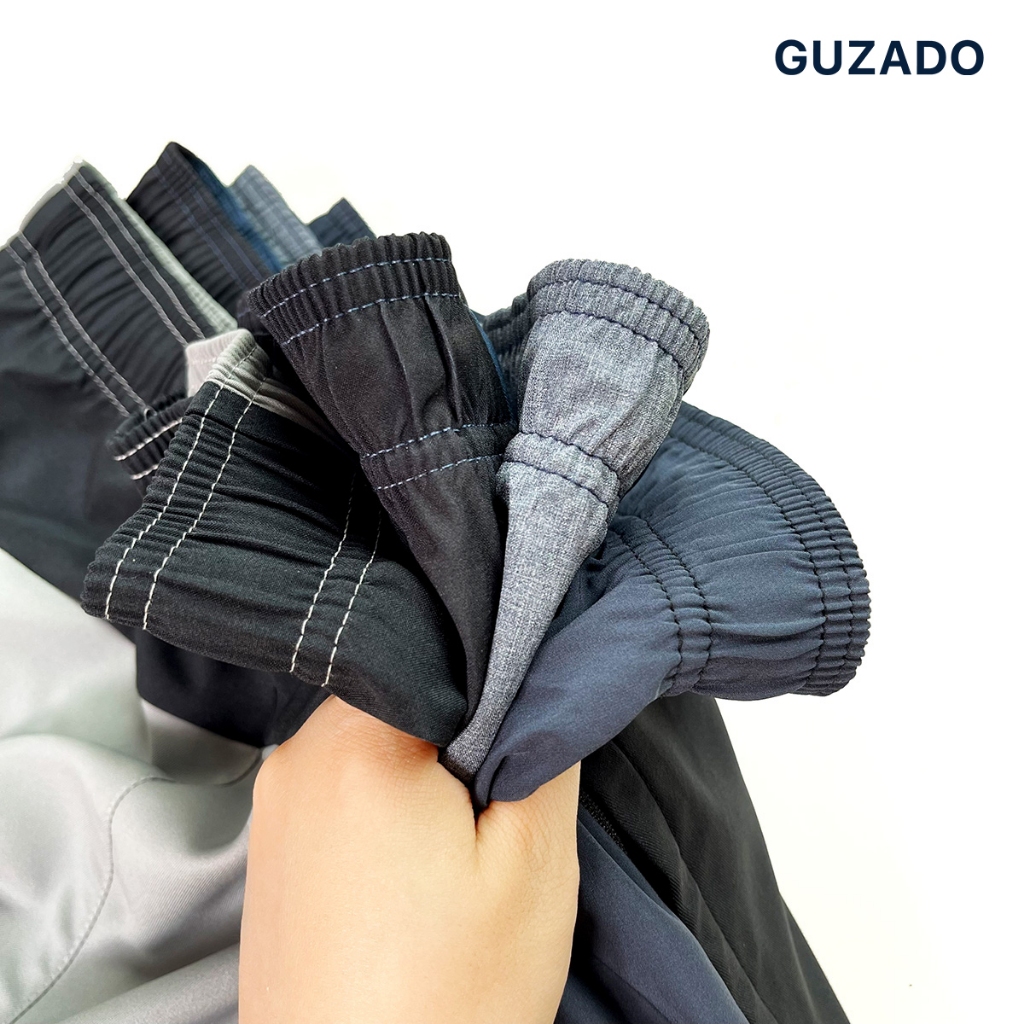 Quần Đùi Chạy Bộ Nam GUZADO Vải Gió, Thoáng Khí, Co Giãn Hoạt Động Thể Thao Thoải Mái MSR2210