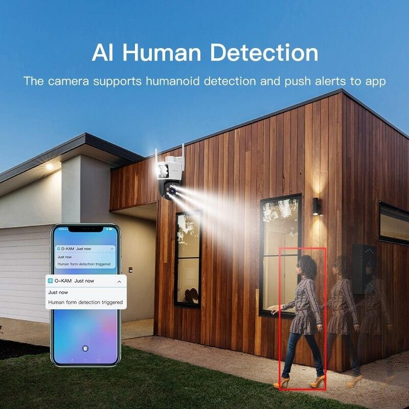 Camera IP VSTARCAM Ngoài Trời C662DR FullHD Tích Hợp Thêm 1 Mắt Camera Phụ