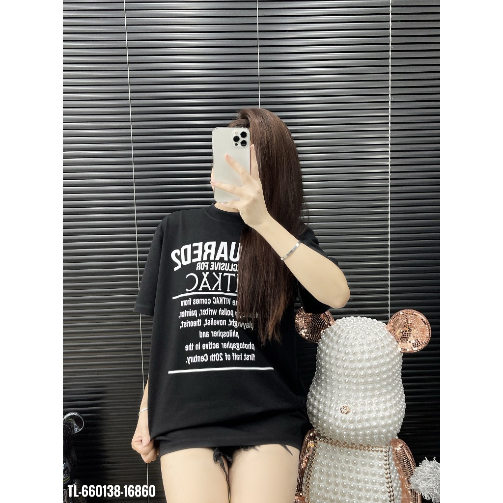 🔥Hot🔥Áo thun Dsquared2 vitkac in chữ thiết kế hot trend Nam nữ New 2024