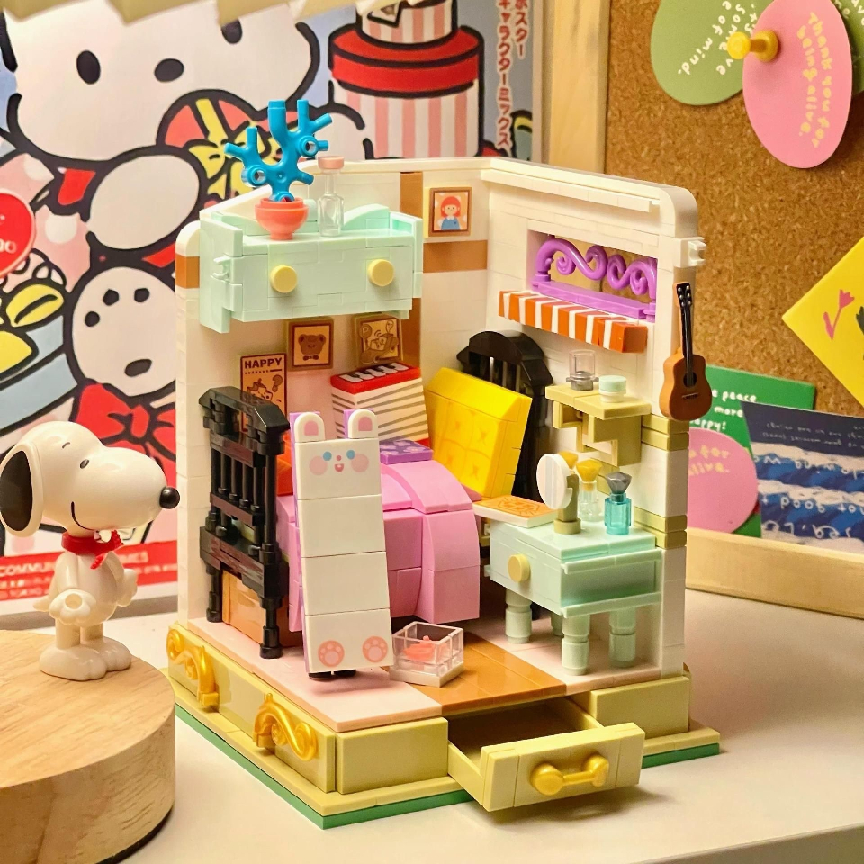 Combo bộ lắp ráp mô hình nhà Annie nhiều mẫu