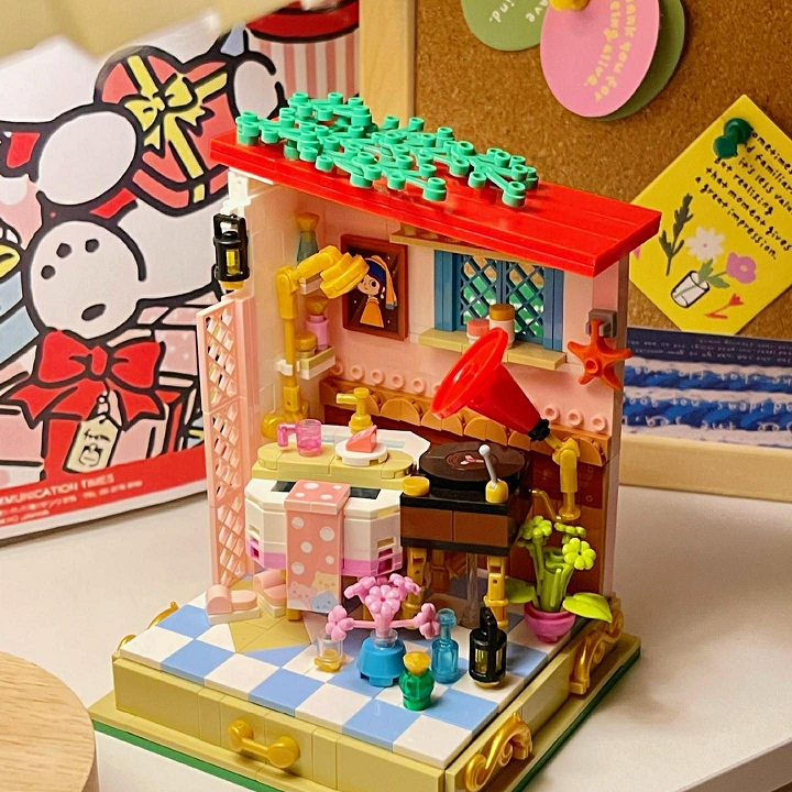 Combo bộ lắp ráp mô hình nhà Annie nhiều mẫu