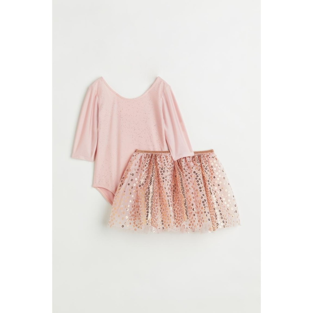 Set áo Váy múa / dance heo peppa fom nhỏ HM H&M_hàng chính hãng Anh