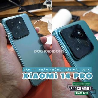 Miếng dán PPF Hydorgen Xiaomi 14 - 14 Pro trong, nhám, đổi màu cao cấp