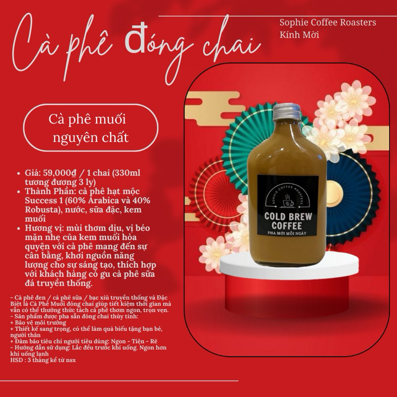 COMBO 2 CHAI CÀ PHÊ MUỐI( SHIP XA KHÔNG HƯ HỎNG )