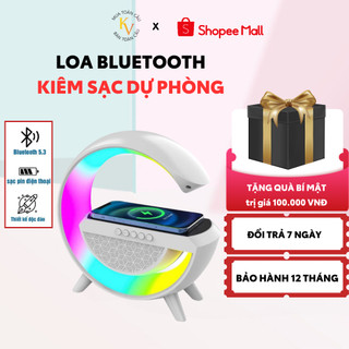 Loa Bluetooth tích hợp Sạc điện thoại chữ G, đèn LED âm thanh sống động