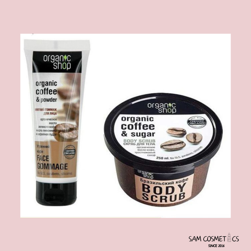 Tẩy da chết organic Cà phê Nga- SAM Cosmetics