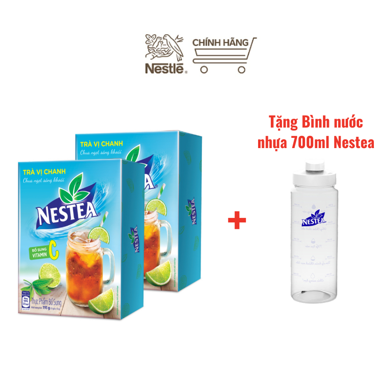 Combo 2 Hộp trà NESTEA 195g - VỊ CHANH