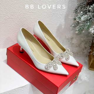 Bb lovers giày cao gót nơ đính đá 888-y21