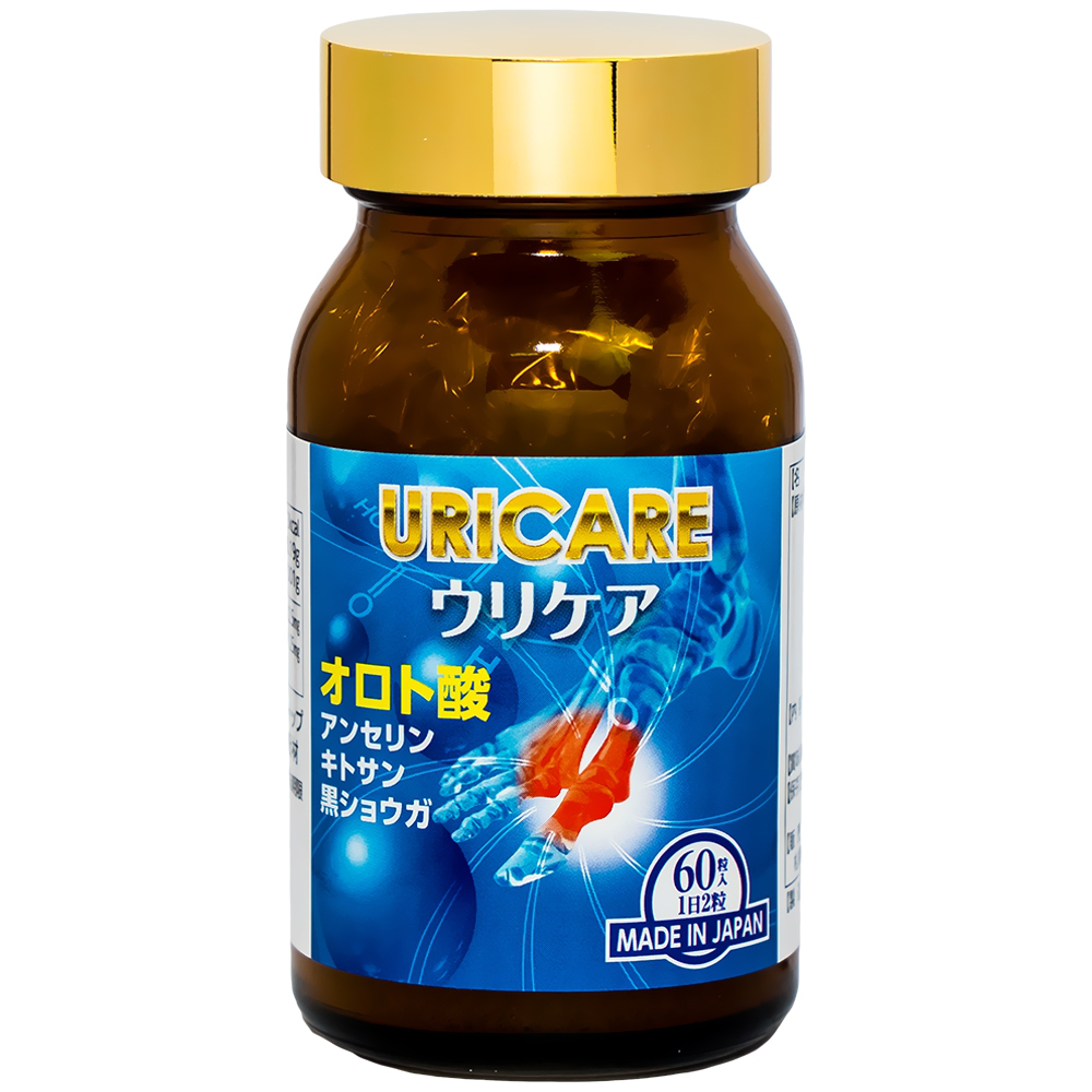 Viên Uống Uricare Jpanwell 60 Viên Nhật Bản - Giúp Giảm Axit Uric Trong Máu.