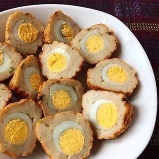 Chả cá trứng cút. (giao hoả tốc)