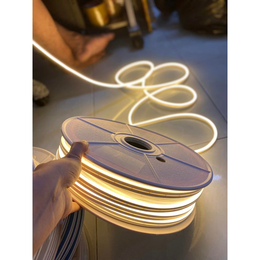 NEON 50m 12V LED NEON Cuộn 50m led uốn dẻo tạo hình quảng cáo chống nước
