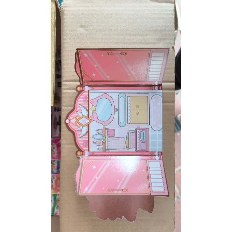 Bìa 18 bộ sticker công chúa thay đồ , dán tương tác sáng tạo phòng công chúa , sticker dấu gâu , sticker sarino