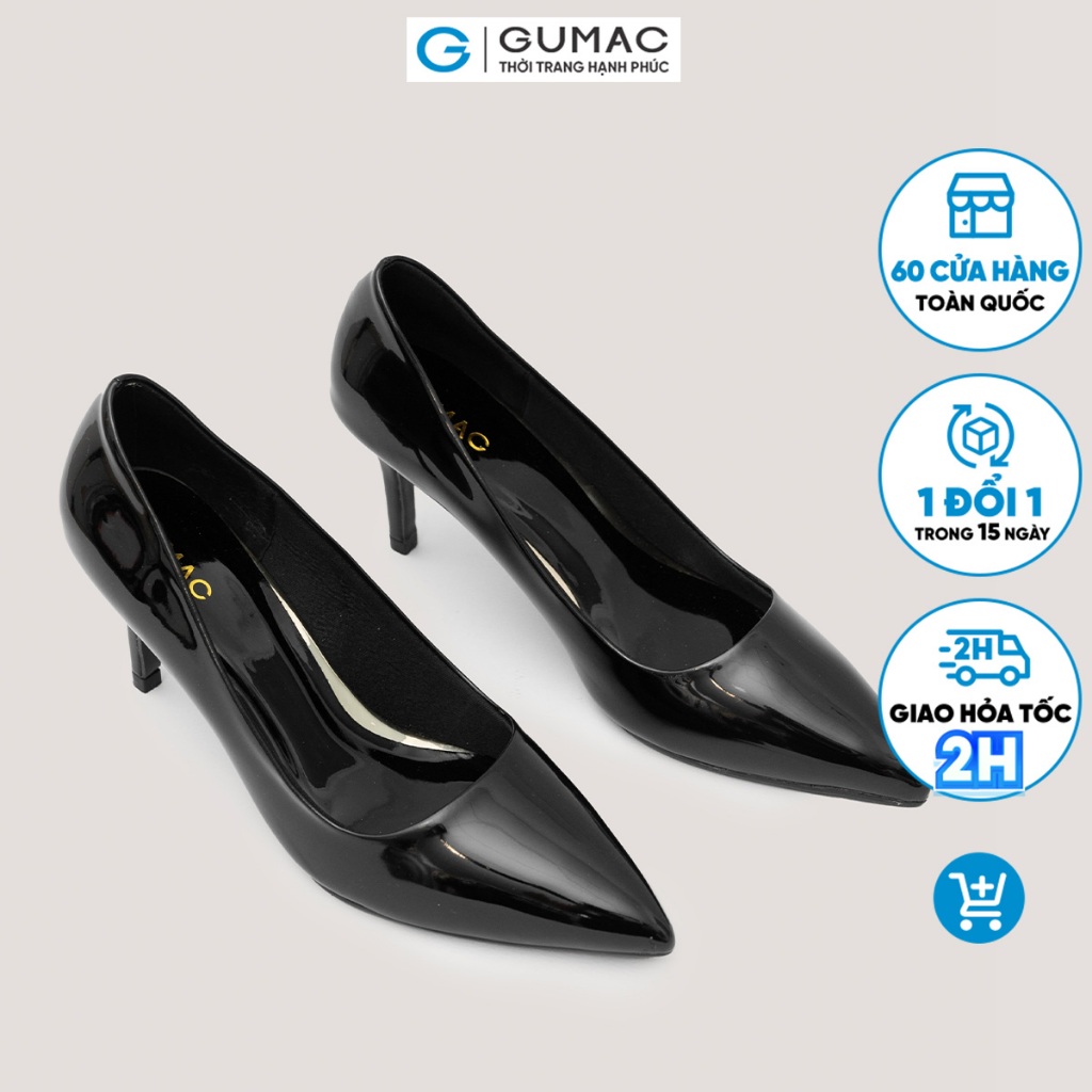 Giày bít da bóng thời trang GUMAC GD12073