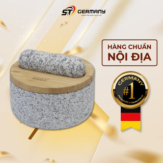 Set chày cối đá Joseph Joseph nắp tre 20176 nội địa Đức, Set chày cối đá cao cấp GermanySnT 450222