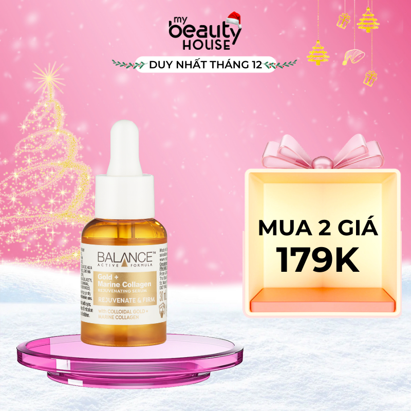 Serum Gold Collagen Balance Active Formula căng bóng làn da, chống lão hóa 30ml
