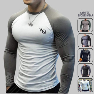 Áo Thể Thao Nam Tập Gym Tay Dài Form Ôm Body