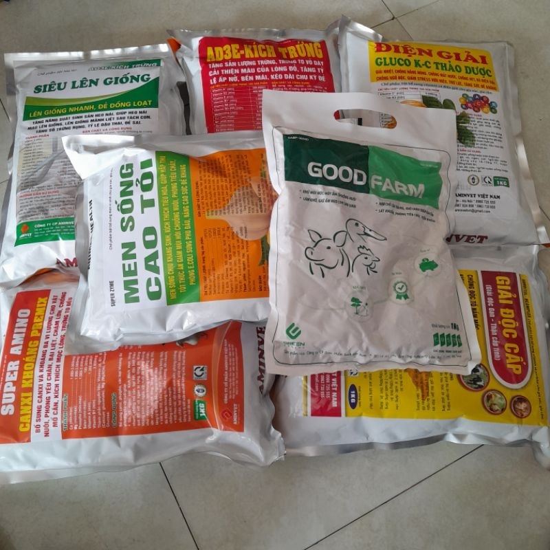 Men cao tỏi/Goo Farm/Ade/Giải độc gan 1kg kích thích tiêu hóa, phòng ngừa hô hấp...