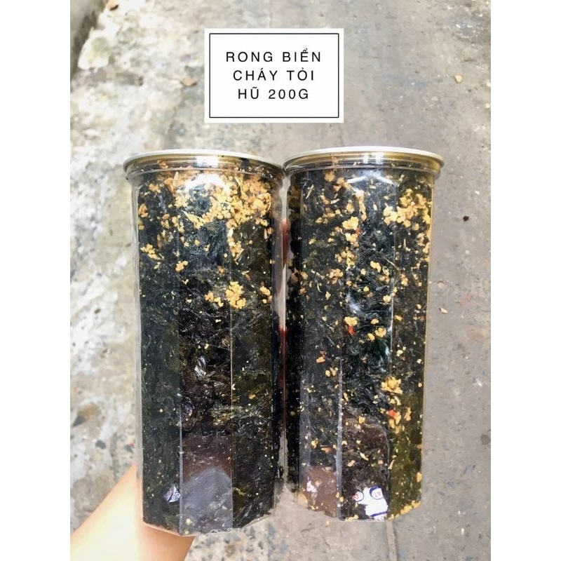 Rong biển cháy tỏi-200gam
