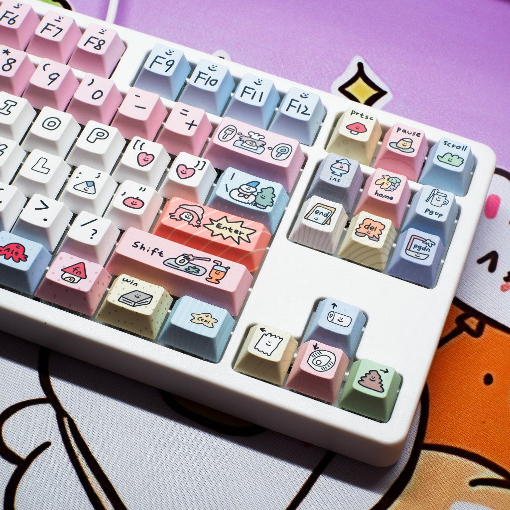 SET KEYCAP FUN HOME 126 PHÍM | GEARBROS