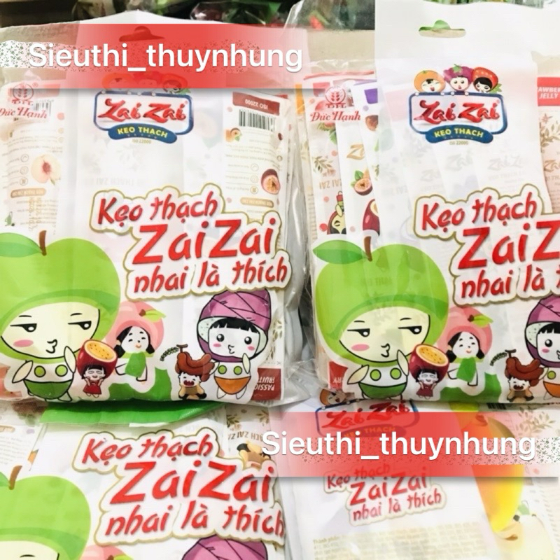 Thạch Zai Zai Túi 700g (Túi Dài mẫu mới)