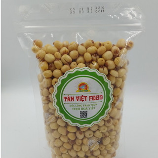 Hạt sen sấy ăn liền tân việt food thức quà ăn vặt dịp tết tươi ngon không chứa chất bảo quản 500g