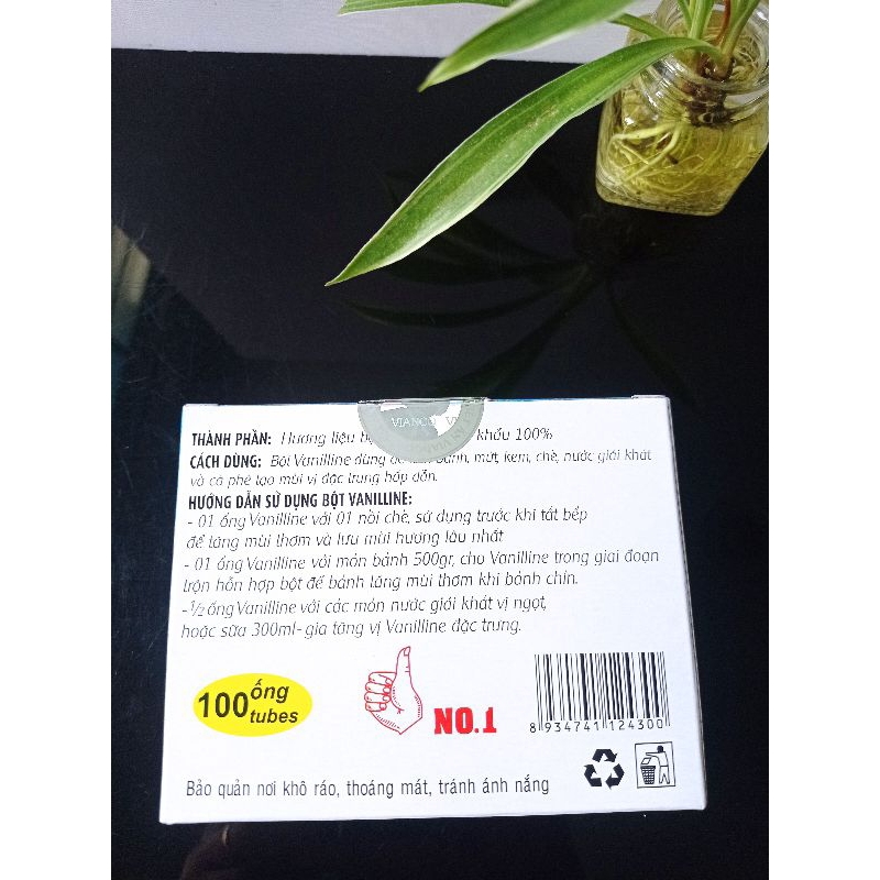Combo 10 ống Vani /Bột thơm Vani làm bánh, chè...