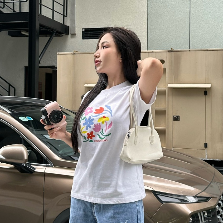 Áo thun baby tee Flowers TiQi Jeans A48