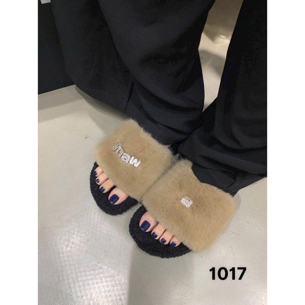 Dép Lông, Dép Bông  chữ Gnaw lông mịn hàng QC Loại 1 !