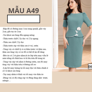 RẬP GIẤY A0 VÁY BODY A49 (KHÔNG CẮT SẴN)