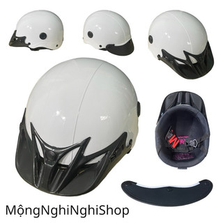 Mũ bảo hiểm cao cấp mũi da , mũi givi - bảo hành 12 tháng