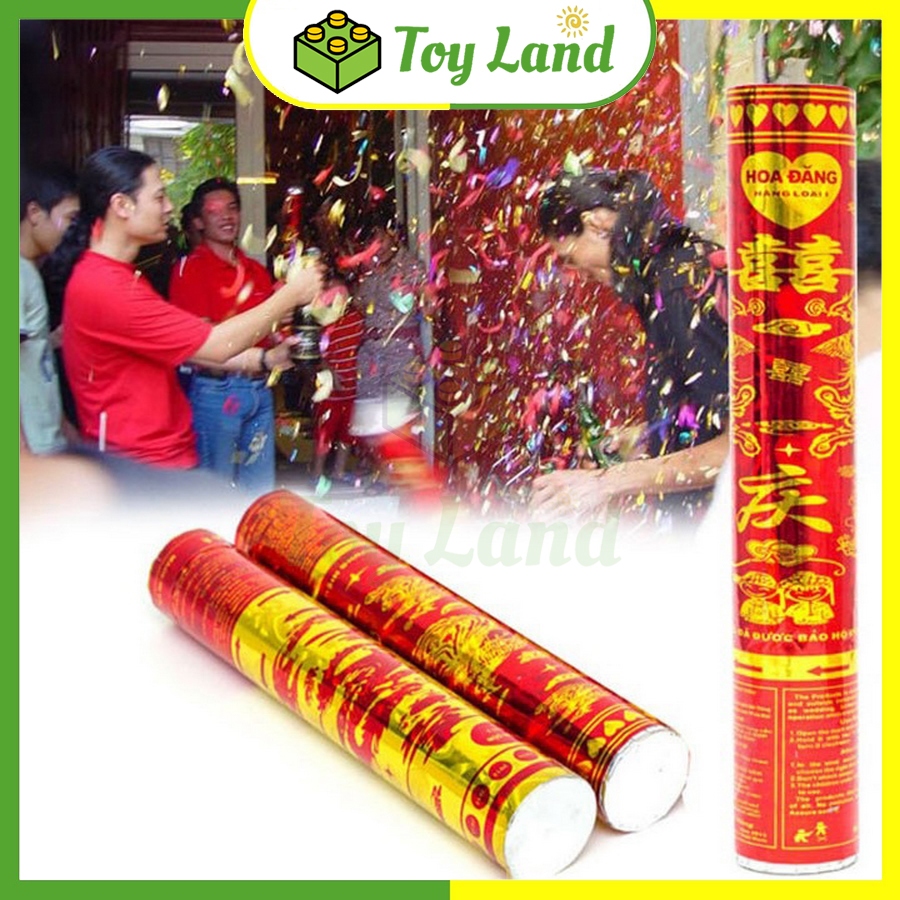 Pháo Giấy Hoa Đăng Ống Phụt Kim Tuyến Khai Trương Đám Cưới Sinh Nhật Đồ Chơi Ngày Tết Giá Rẻ - Little Kobo