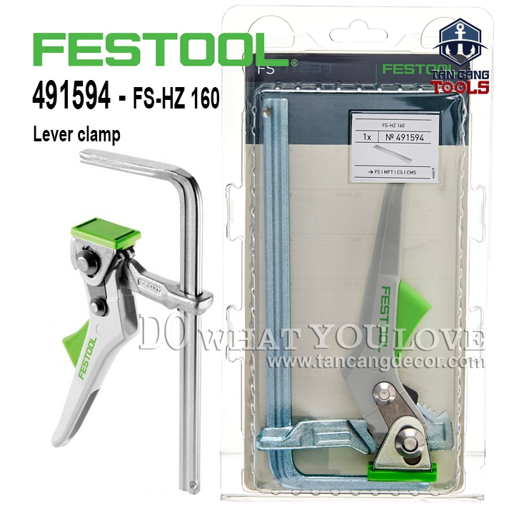 Cảo F Kẹp Nhanh 100 x 160 mm Festool 491594