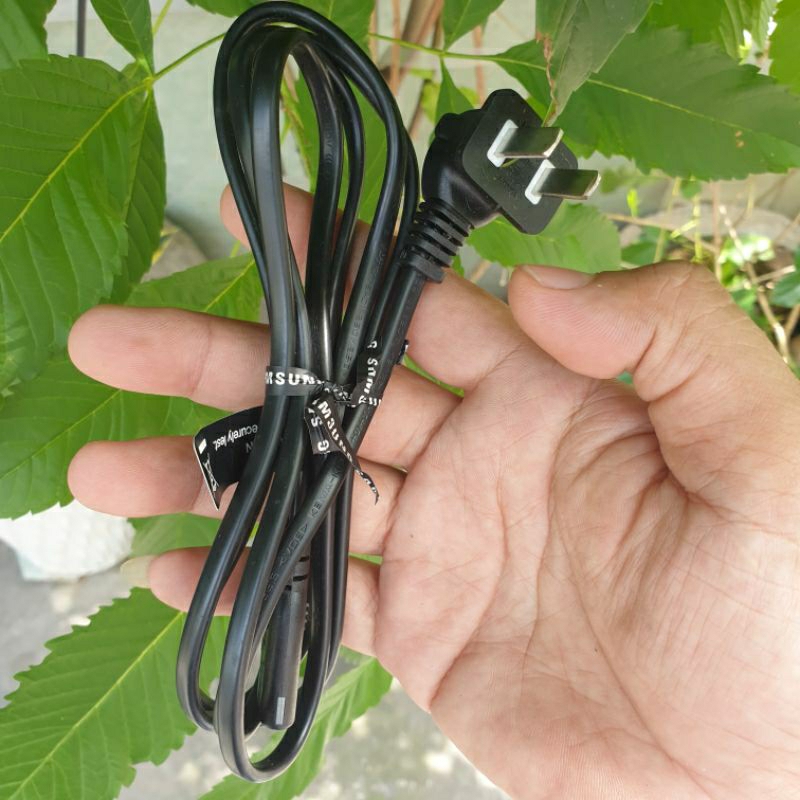 Dây nguồn số 8 samsung, dây nguồn samsung bóc máy, đầu cắm vuông góc