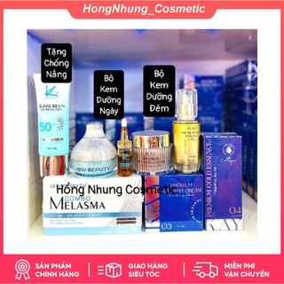 Combo kem dưỡng mờ nám tàn nhang ngày + đêm