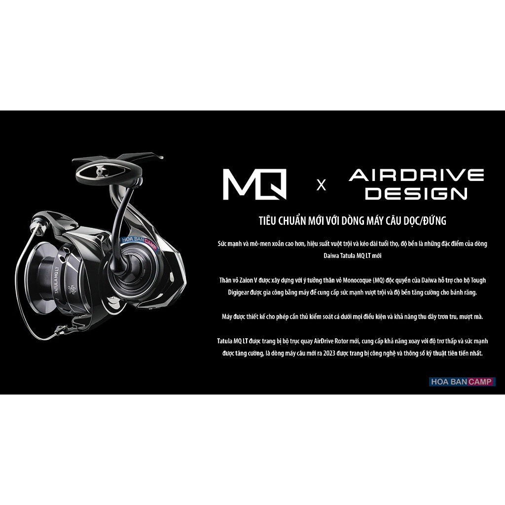 Máy Câu Dọc Daiwa Tatula MQ LT | 2023