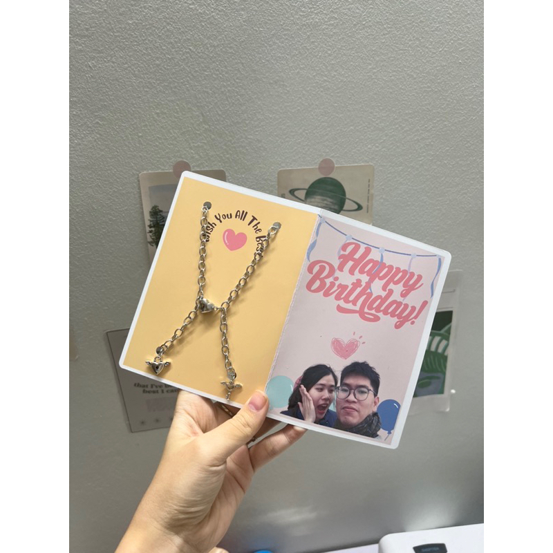 Vòng Tay Vĩnh Cửu Kèm Thiệp In Theo Yêu Cầu Quà Tặng Bạn Trai Bạn Gái Quà Tặng Giáng Sinh Noel Christmas