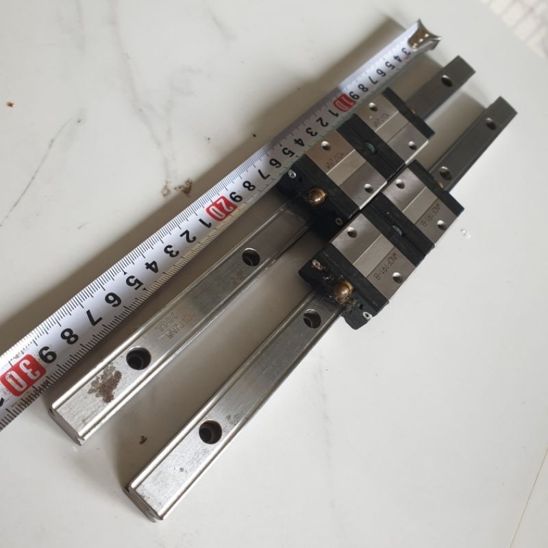 cặp ray trượt vuông THK SSR15 JAPAN 4 hàng bi dài 30cm chế cnc, in 3d, trục z hàn gọt cell 18650