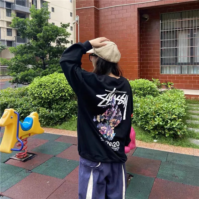 Áo thun STUSSY Spring 20 hoạ tiết sang trọng, áo phông nam nữ cotton 100%