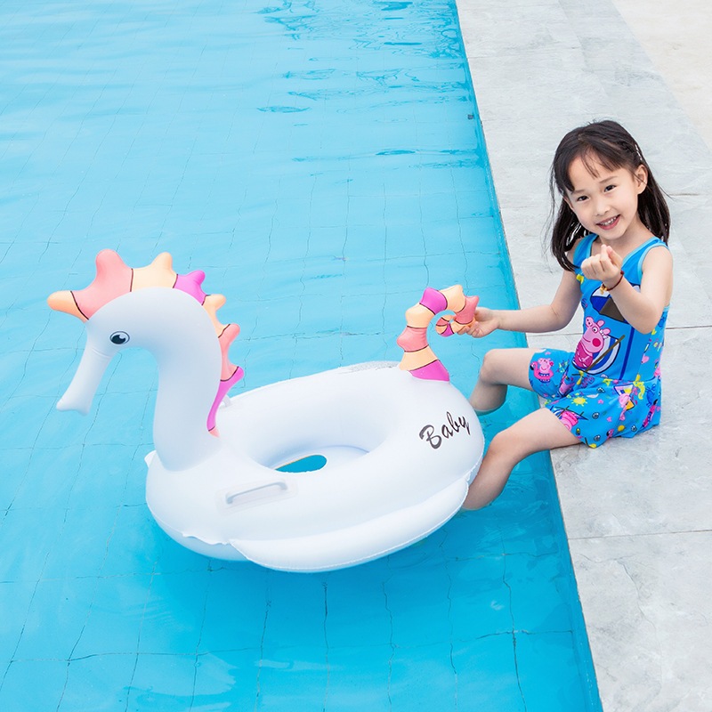 Phao bơi xỏ chân trong suốt cho bé yêu